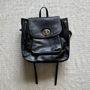 Franklin Covey Leather Backpack